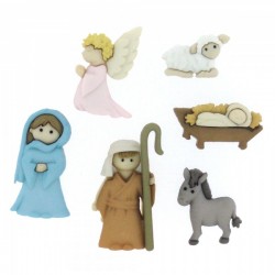 Decorative Buttons - Nativity